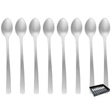 Tablekraft Amalfi Stainless Steel Soda Spoons (Set of 8)
